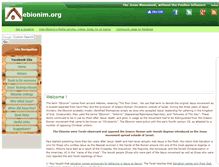 Tablet Screenshot of ebionim.org